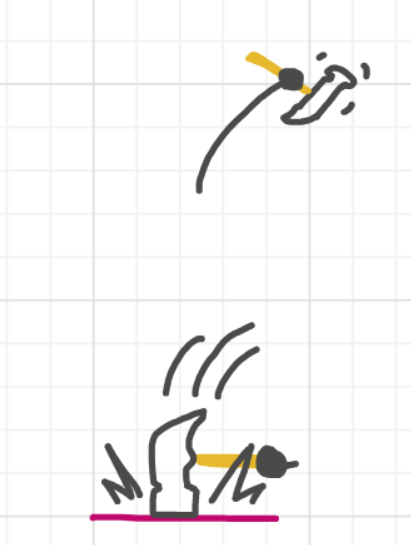 A panel from Running Duos, episode four of the Board Boards object show by Furretwalk/WalkingFurret.